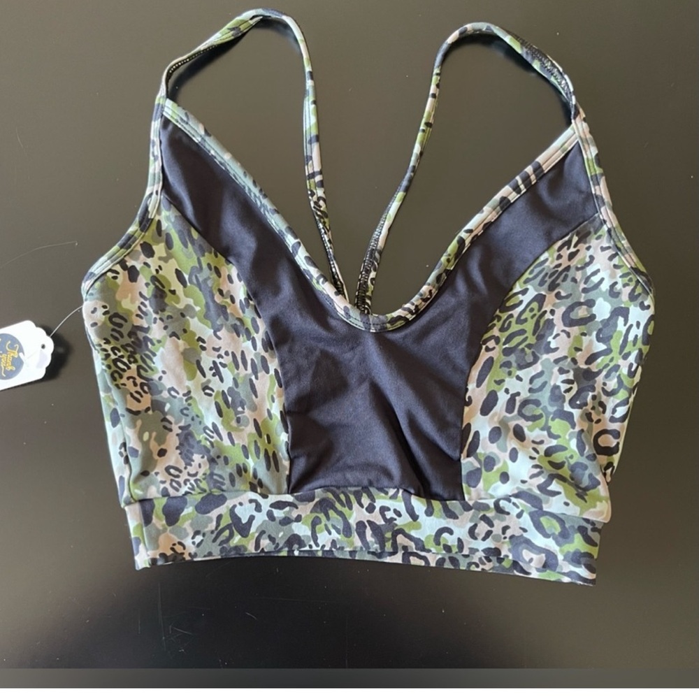 Camo Print Sports Bra